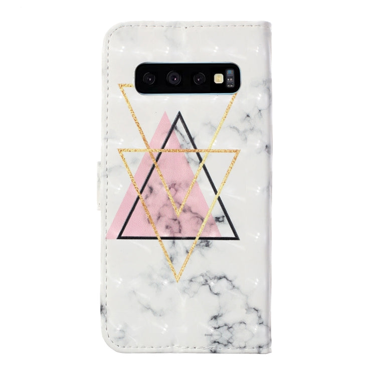 3D Painted Pattern Left and Right Open Holster, With Stand & Card Slot & Wallet For Galaxy S10