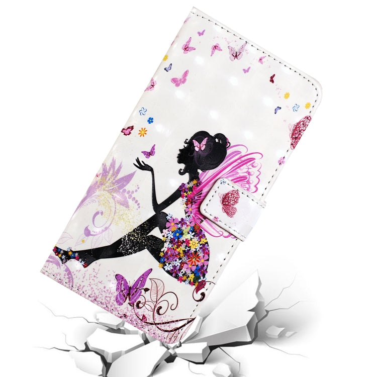 3D Painted Pattern Left and Right Open Holster, With Stand & Card Slot & Wallet For Galaxy S10