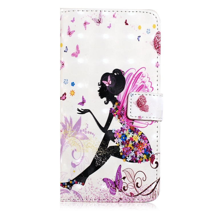 3D Painted Pattern Left and Right Open Holster, With Stand & Card Slot & Wallet For Galaxy S10