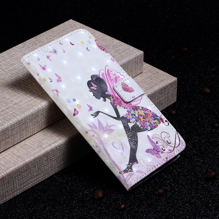 3D Painted Pattern Left and Right Open Holster, With Stand & Card Slot & Wallet For Galaxy S10