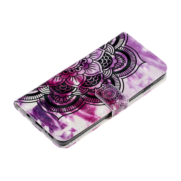 3D Painted Pattern Left and Right Open Holster, With Stand & Card Slot & Wallet For Galaxy S10