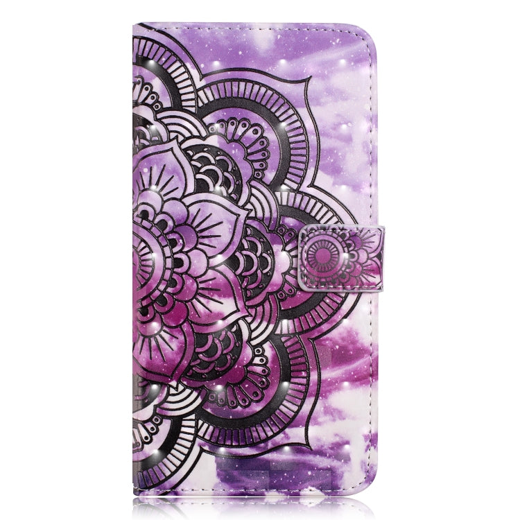 3D Painted Pattern Left and Right Open Holster, With Stand & Card Slot & Wallet For Galaxy S10