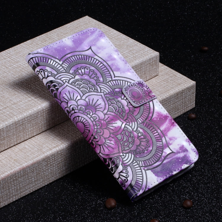 3D Painted Pattern Left and Right Open Holster, With Stand & Card Slot & Wallet For Galaxy S10