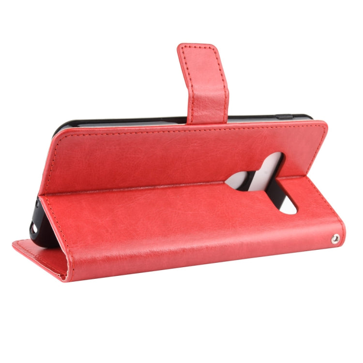 Retro Crazy Horse Texture Horizontal Flip Leather Case for LG G8S ThinQ , with Holder & Card Slots & Photo Frame