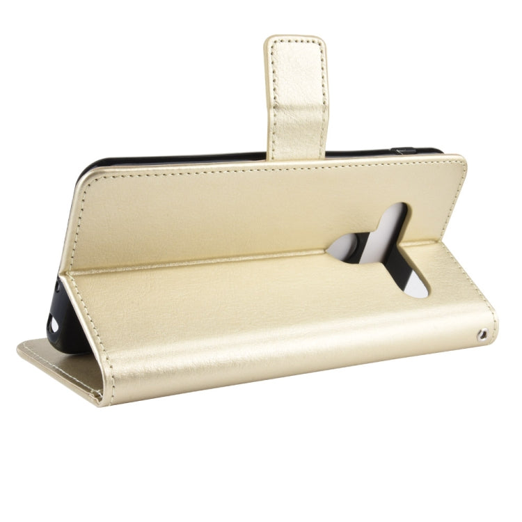 Retro Crazy Horse Texture Horizontal Flip Leather Case for LG G8S ThinQ , with Holder & Card Slots & Photo Frame