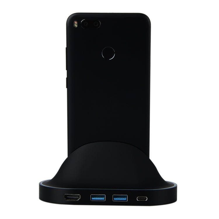 4 in 1 USB 3.1 Type-C Docking Station Usb-C Type-C Phone Charger Holder with 2 USB3.0 HDMI PD Charger For Samsung S8/S9+ /Huawei