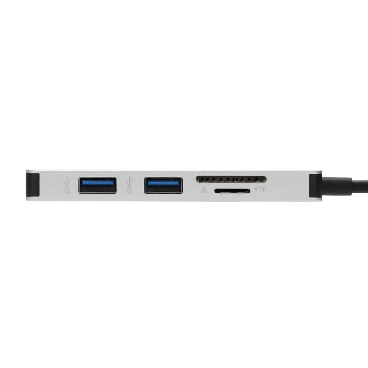 Type-C Type C Hub USB C USB3.1 Hub with HDMI 5 in 1  Combo Hub with 2 USB3.0 Ports SD TF Card Reader USB adapater