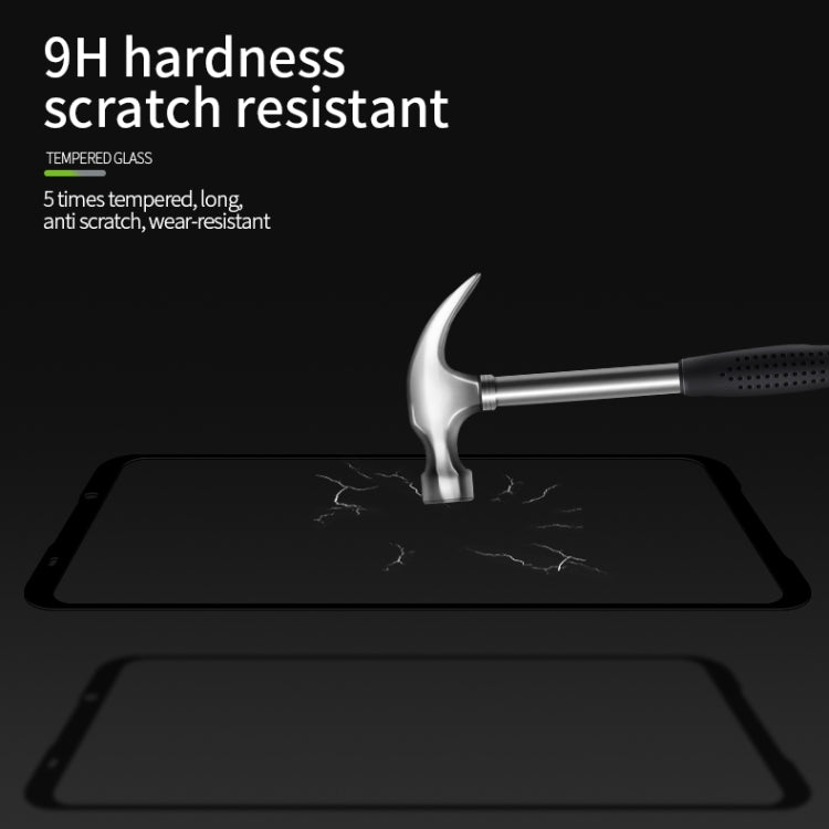 MOFI 9H 2.5D Full Screen Tempered Glass Film for Xiaomi Black shark2 Pro(Black)