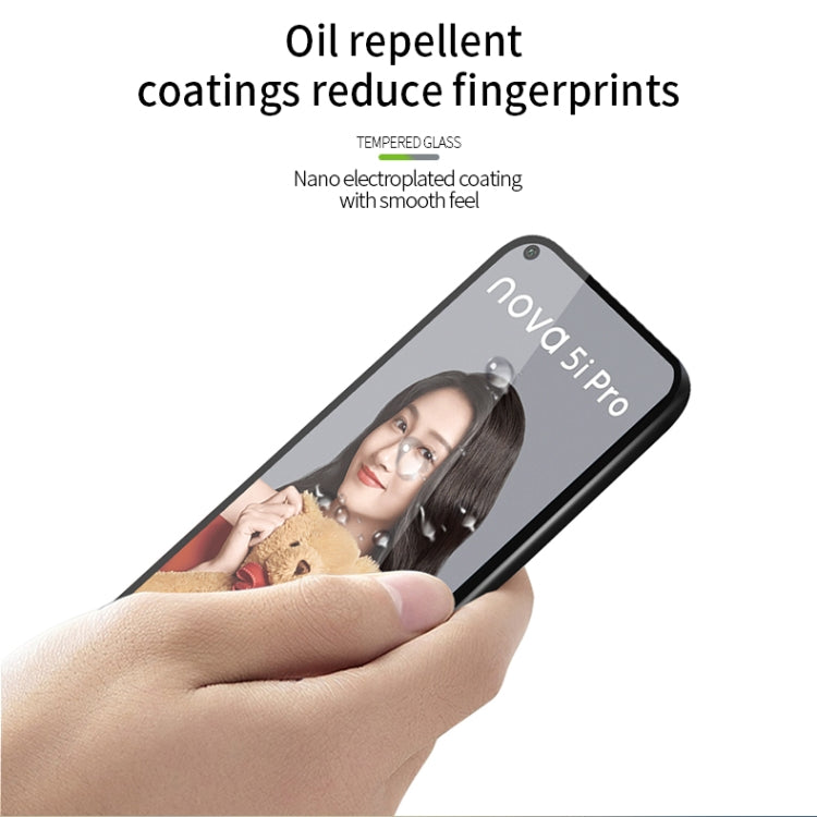 MOFI 9H 2.5D Full Screen Tempered Glass Film for Huawei Nova 5i Pro(Black)