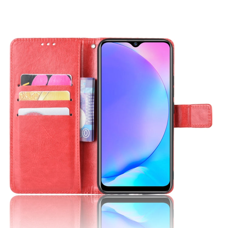 Retro Crazy Horse Texture Horizontal Flip Leather Case for Vivo Y17 / Y15 / Y3, with Holder & Card Slots & Photo Frame