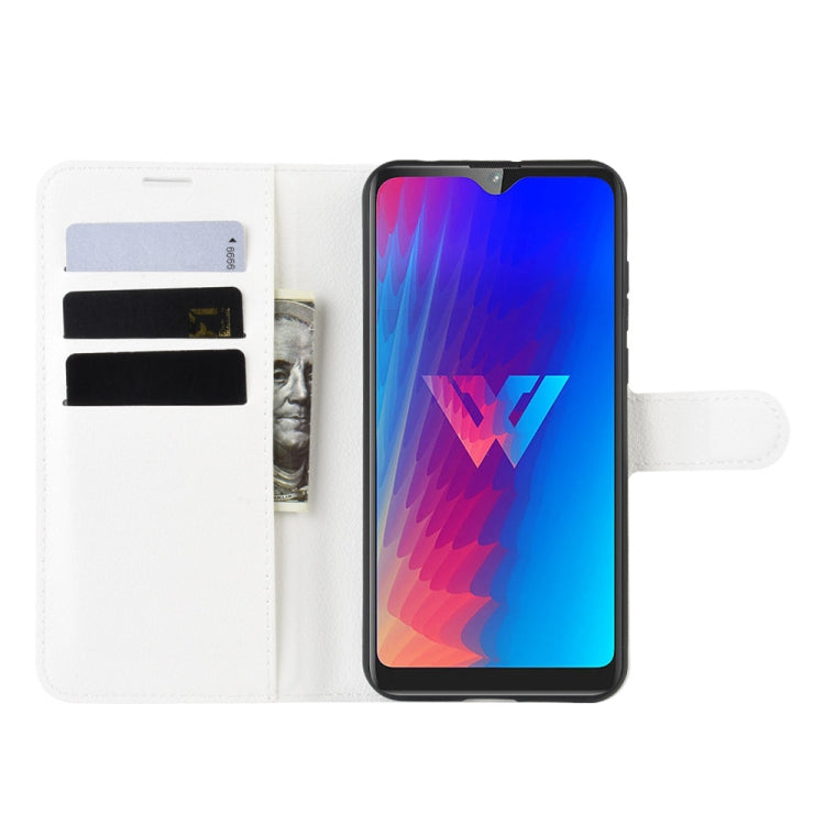 Litchi Texture Horizontal Flip Leather Case for LG W30, with Wallet & Holder & Card Slots