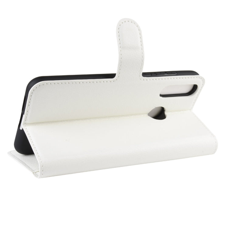 Litchi Texture Horizontal Flip Leather Case for LG W30, with Wallet & Holder & Card Slots