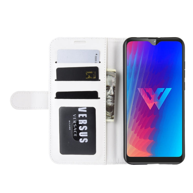 R64 Texture Single Fold Horizontal Flip Leather Case for LG W30, with Holder & Card Slots & Wallet