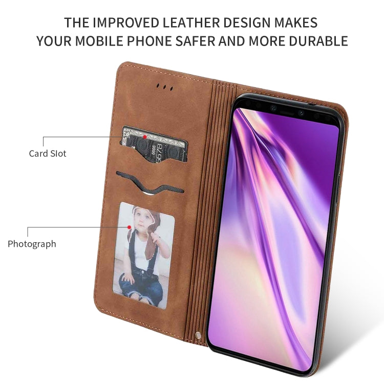 Retro Skin Feel Business Magnetic Horizontal Flip Leather Case for Google Pixel 4XL