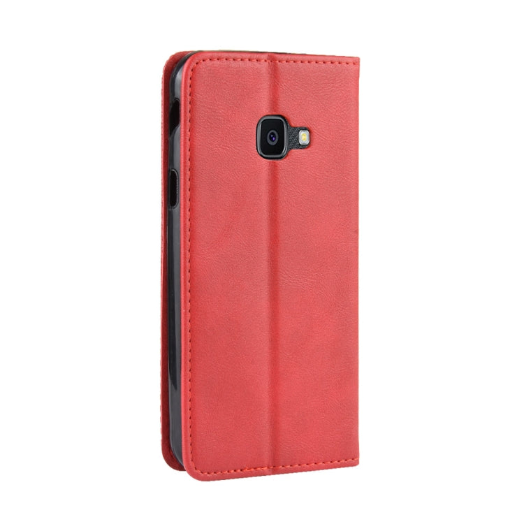 Magnetic Buckle Retro Crazy Horse Texture Horizontal Flip Leather Case for Galaxy Xcover 4s / Xcover 4  , with Holder & Card Slots & Photo Frame