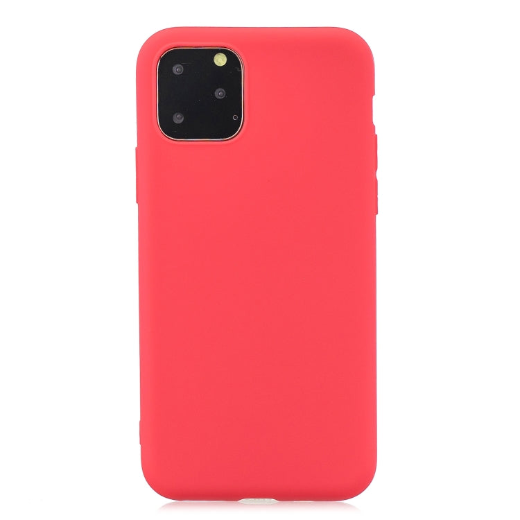For iPhone 11 Pro Frosted Solid Color TPU Protective Case