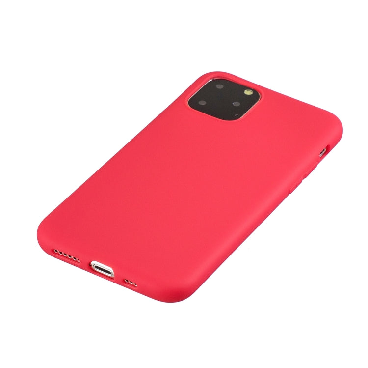 For iPhone 11 Pro Frosted Solid Color TPU Protective Case
