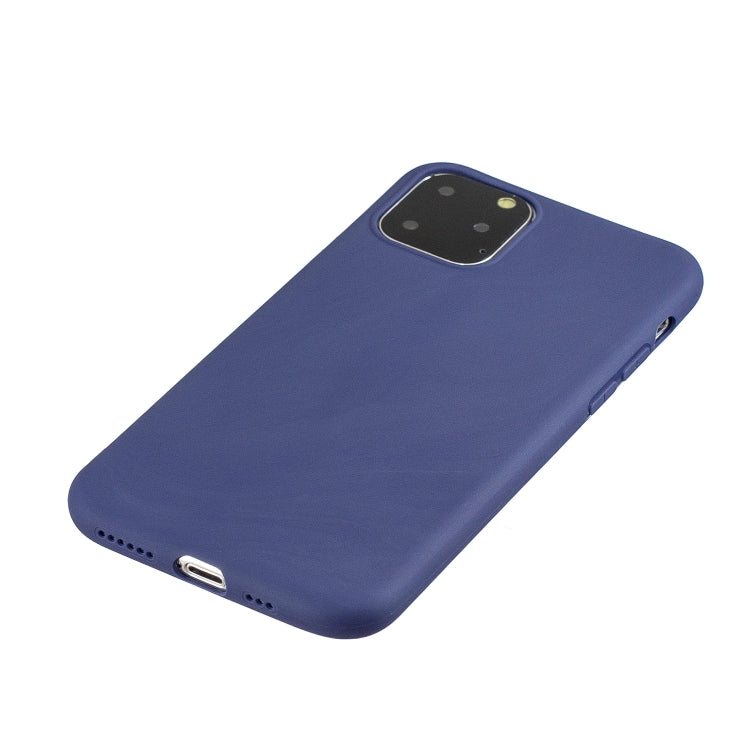 For iPhone 11 Pro Frosted Solid Color TPU Protective Case