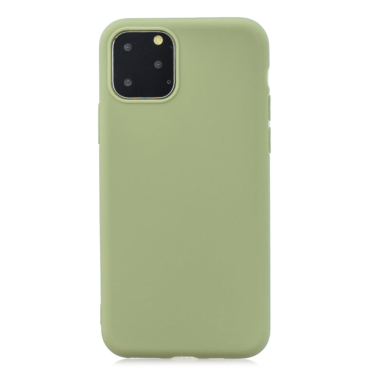For iPhone 11 Pro Frosted Solid Color TPU Protective Case