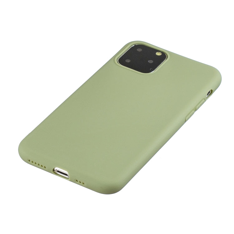 For iPhone 11 Pro Frosted Solid Color TPU Protective Case