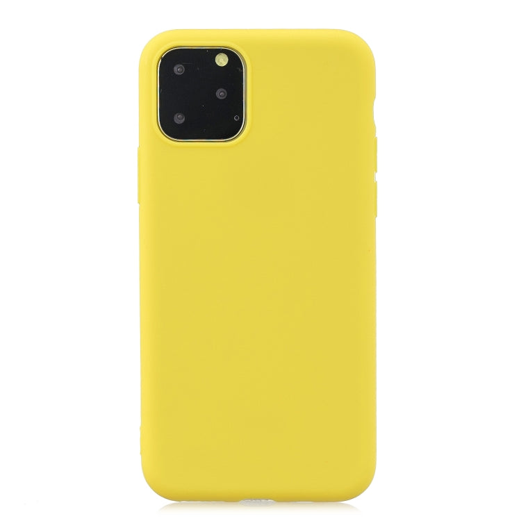 For iPhone 11 Pro Frosted Solid Color TPU Protective Case