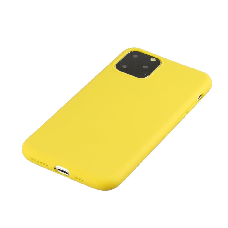 For iPhone 11 Pro Frosted Solid Color TPU Protective Case