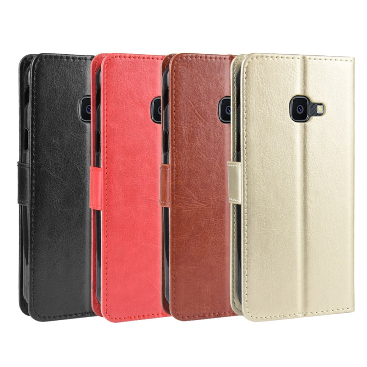 Retro Crazy Horse Texture Horizontal Flip Leather Case for Galaxy Xcover 4s / Xcover 4  , with Holder & Card Slots & Photo Frame