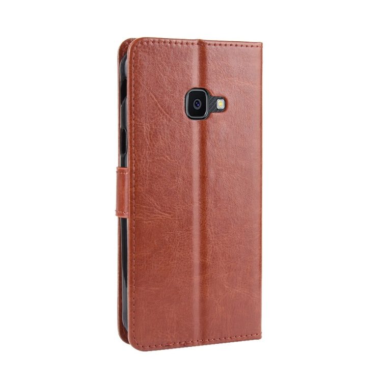 Retro Crazy Horse Texture Horizontal Flip Leather Case for Galaxy Xcover 4s / Xcover 4  , with Holder & Card Slots & Photo Frame