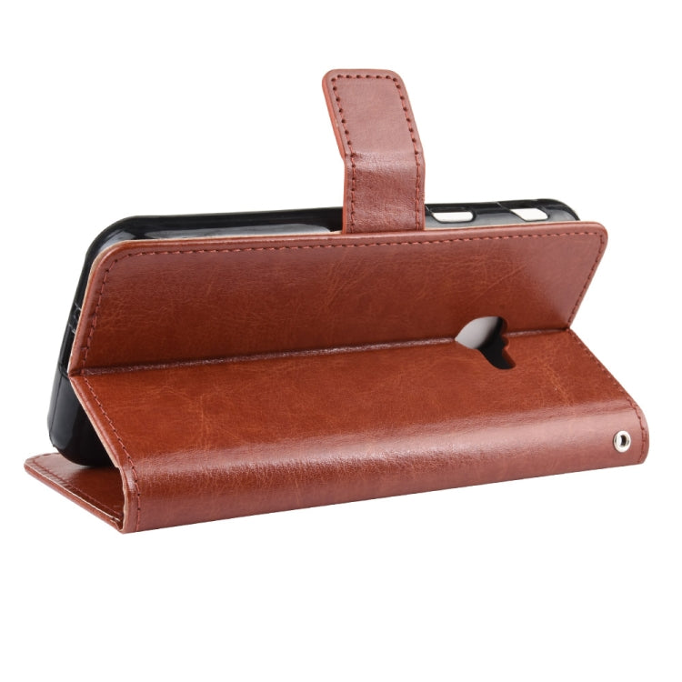 Retro Crazy Horse Texture Horizontal Flip Leather Case for Galaxy Xcover 4s / Xcover 4  , with Holder & Card Slots & Photo Frame