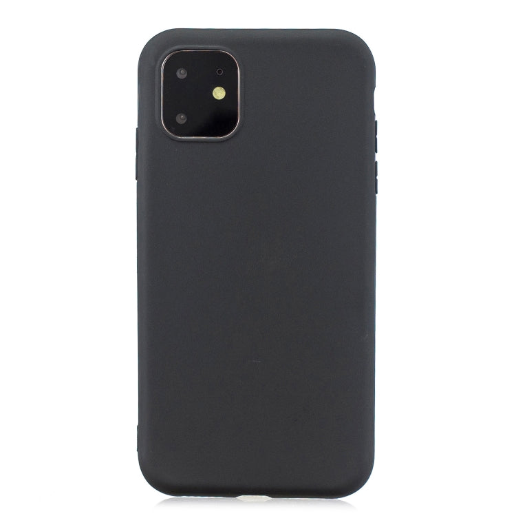 For iPhone 11 Frosted Solid Color TPU Protective Case