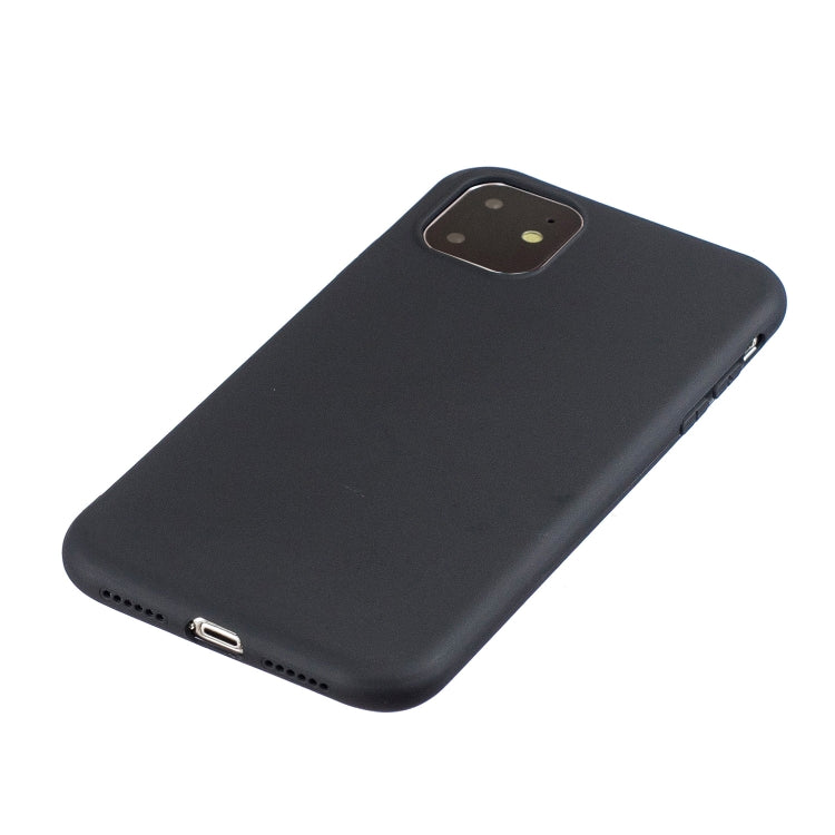 For iPhone 11 Frosted Solid Color TPU Protective Case