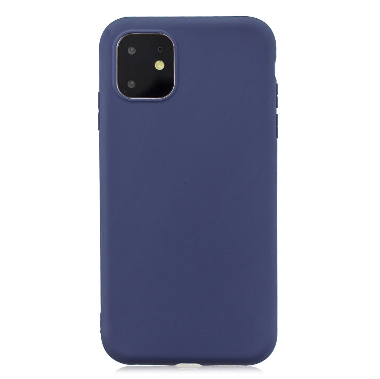 For iPhone 11 Frosted Solid Color TPU Protective Case