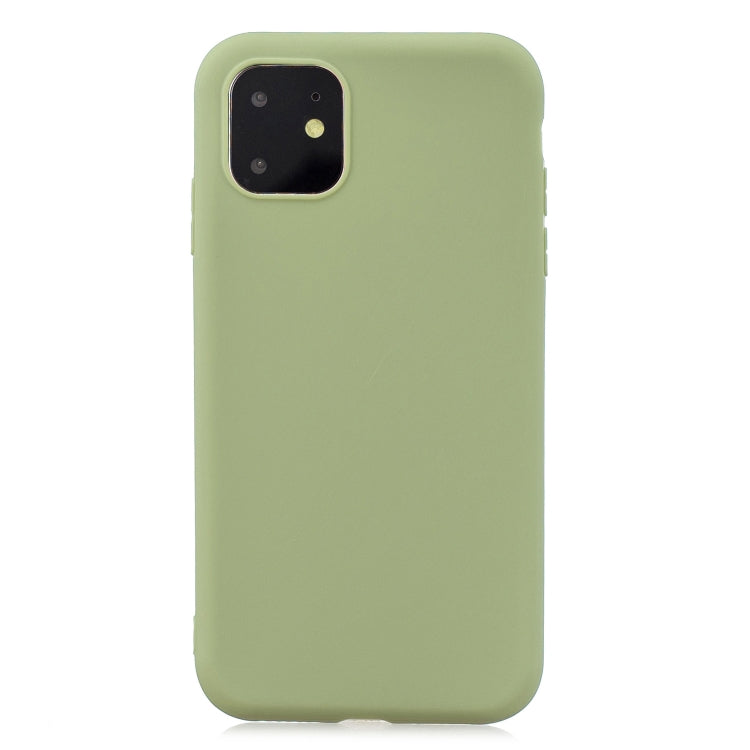 For iPhone 11 Frosted Solid Color TPU Protective Case