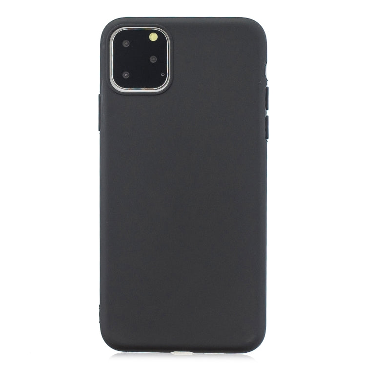 For iPhone 11 Pro Max Frosted Solid Color TPU Protective Case