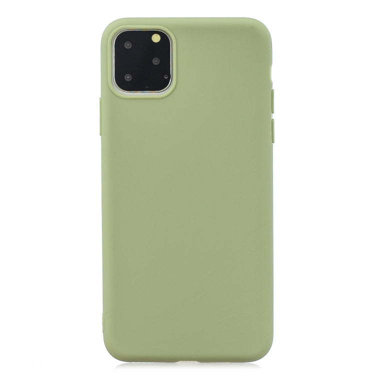 For iPhone 11 Pro Max Frosted Solid Color TPU Protective Case