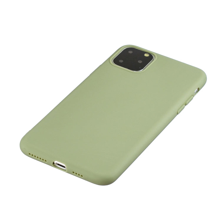 For iPhone 11 Pro Max Frosted Solid Color TPU Protective Case