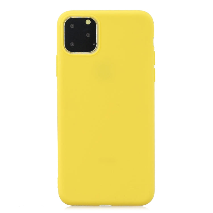 For iPhone 11 Pro Max Frosted Solid Color TPU Protective Case