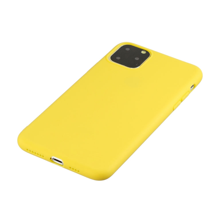 For iPhone 11 Pro Max Frosted Solid Color TPU Protective Case