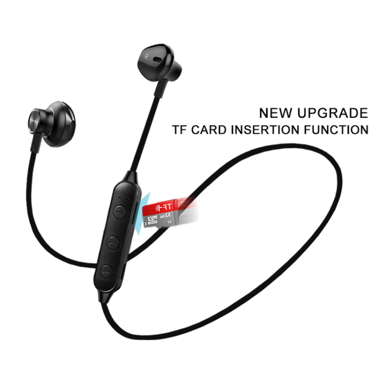 DL-33 5.0 Wireless Bluetooth Earphone Insert Card Sports Sweat-proof Earphone Bass Stereo Earbud(Red)