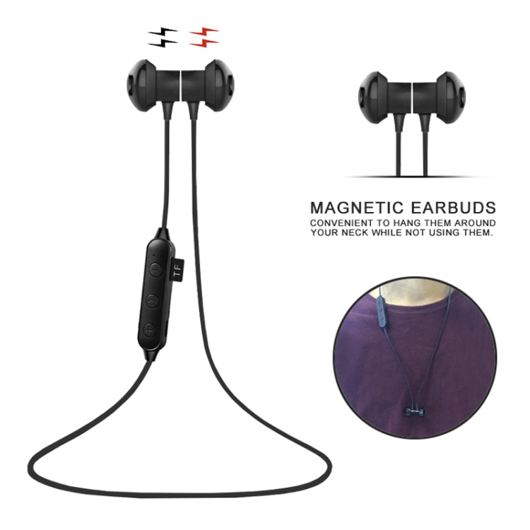 DL-33 5.0 Wireless Bluetooth Earphone Insert Card Sports Sweat-proof Earphone Bass Stereo Earbud(Red)