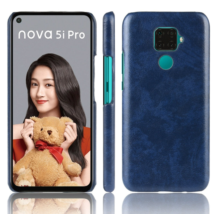 Shockproof Litchi Texture PC + PU Case For Huawei Nova 5i Pro / Mate 30 Lite