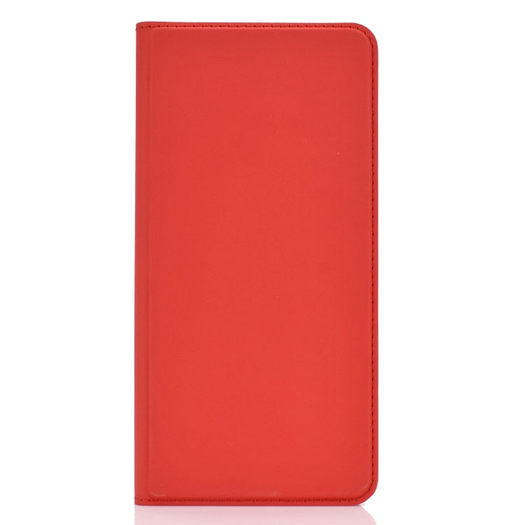 Ultra-thin Voltage Plain Magnetic Suction Card For Xiaomi Redmi Note 7  TPU+PU Mobile Phone Jacket with Chuck and Bracket.