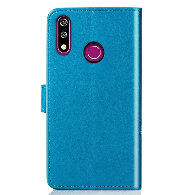 For LG W10 Lucky Clover Pressed Flowers Pattern Leather Case , with Holder & Card Slots & Wallet & Hand Strap