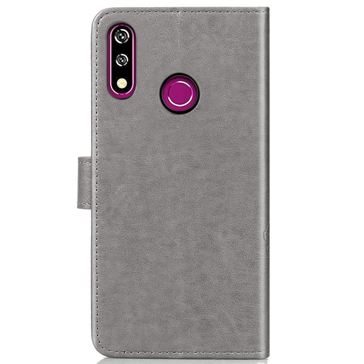 For LG W10 Lucky Clover Pressed Flowers Pattern Leather Case , with Holder & Card Slots & Wallet & Hand Strap