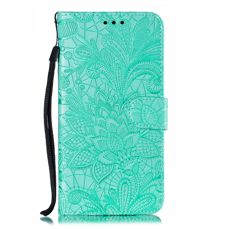 For iPhone 11 Pro Lace Flower Embossing Pattern Horizontal Flip Leather Case,  with Holder & Card Slots & Wallet & Photo Frame & Lanyard