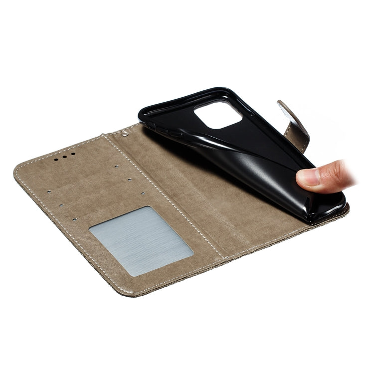 For iPhone 11 Pro Max Lace Flower Embossing Pattern Horizontal Flip Leather Case, with Holder & Card Slots & Wallet & Photo Frame & Lanyard