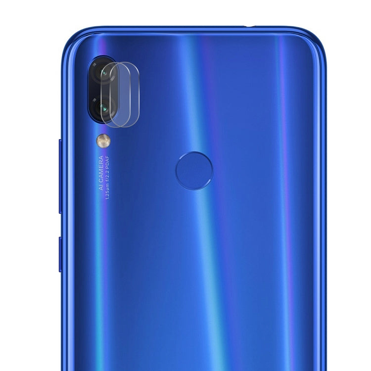 2 PCS ENKAY Hat-Prince 0.2mm 9H 2.15D Round Edge Rear Camera Lens Tempered Glass Film for Xiaomi Redmi Note 7 / Note 7 Pro