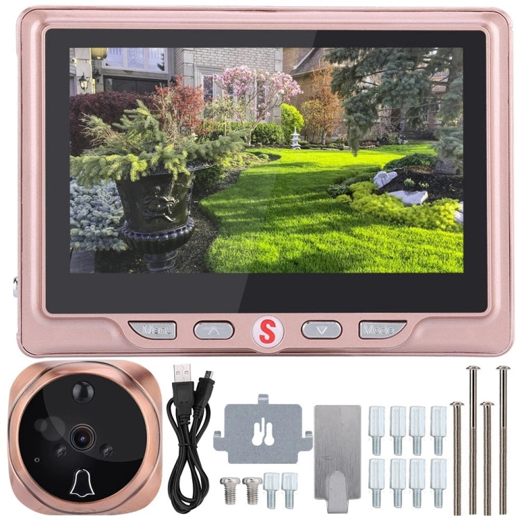 4.3 inch LCD Door Camera Recordable Digital Peephole Video Recording Motion Detect Door Eye Doorbell Video
