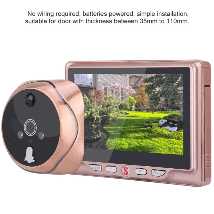 4.3 inch LCD Door Camera Recordable Digital Peephole Video Recording Motion Detect Door Eye Doorbell Video