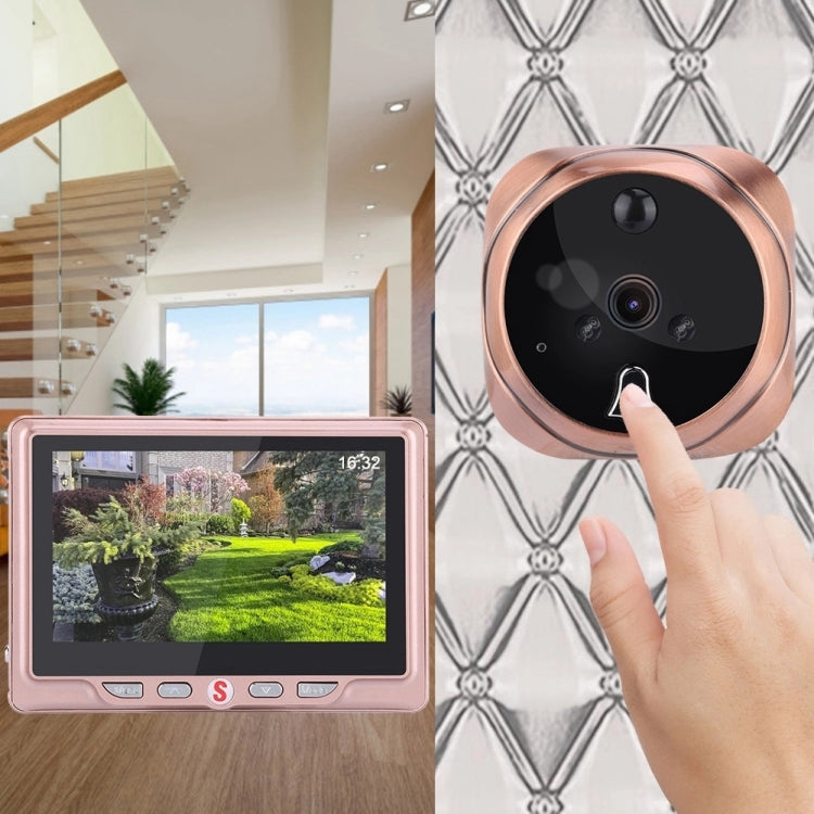 4.3 inch LCD Door Camera Recordable Digital Peephole Video Recording Motion Detect Door Eye Doorbell Video